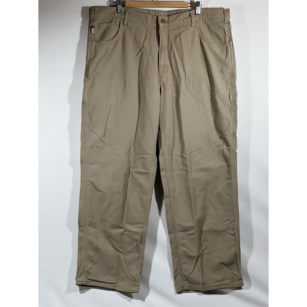 Carhartt Cargo Pants Mens 42x30 Tan FRB 159 Carpenter - Picture 6 of 16